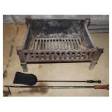 Antique Royal Cast Iron Slatted Log Rack