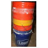 Collection of 5 Gallon Buckets