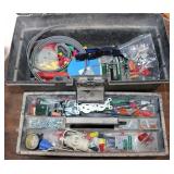 Tool Box Full of Electrical/ Hardware Items