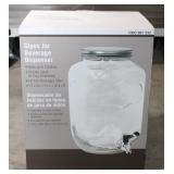 Glass Jar Beverage Dispenser (2 Gallon)