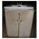 Vintage Crane Lavinet Deluxe Cabinet w/ Sink