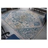 Outdoor Patio Safavieh Rug Cadet Blue/ Desert Sand