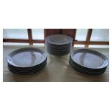 12 Heatherstone "Laurel" Plates & 12 Bowls