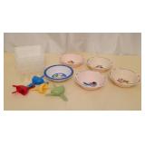 Vintage Kellog Cereal Bowls