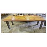 8ft Farmhouse Dining Table