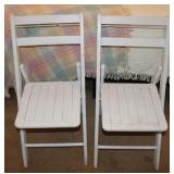 Vintage Wooden Folding Church/ Theater Chairs