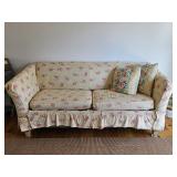 Vintage Floral Cover Sleeper Loveseat