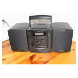 Vintage Sony 6 CD Disc Changer Boom Box