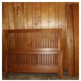 Queen Wooden Bed Frame w/ Side Slats