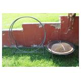 Firewood Holder w/ Fire Pit