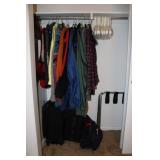 Closet of Clothes & Suitcases