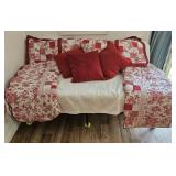Twin Bed w/ Linens & Pillows