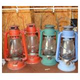4 Vintage Lanterns