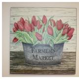 Tulips Farmers Market Cindy Jacobs Print