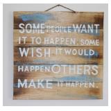 Wooden Hanging Sign