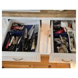 2 Drawers - Kitchen Knives & Utensils