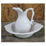 Heager Pottery Pitcher & Basin