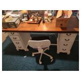 Office Desk & Contents - Read Details