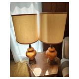 2 Matching Mid Century Table Lamps