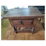 Vintage Solid Wood Side Table