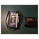 Sony Walkman and Akai Cassette Players