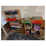2 Shelves With Games and Puzzles