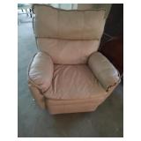 Action Industries Beige Recliner