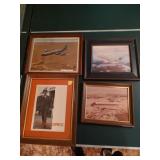 Vintage Commercial Airliner Framed Photos & Art