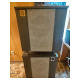 2 Vintage University Speakers