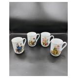 4 Norman Rockwell Mugs