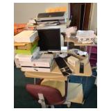 The Pavillion PC Desk & Contents