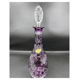 West German Handcut Crystal Decanter