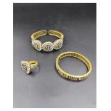 Heidi Daus Rhinestone Bracelets & Ring