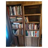 2 Lighted Bookcases and Books - Read Details