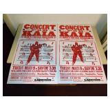2 Vintage Concert Posters