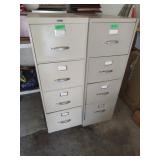 4 Filing Cabinets - Read Details