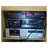 2 Cassette Decks and 1 CD Player