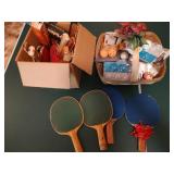 Ping Pong Paddles and Balls