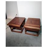 2 Mid Century Lane End Tables