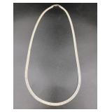 Sterling Silver 24" Herringbone Necklace