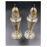 Sterling Salt & Pepper Shakers - Read Details