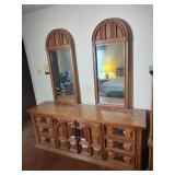 Bassett Dresser and Mirror - Read Details