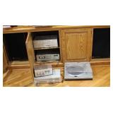 JVC Amplifier, Onkyo Cassette Deck, JBL 4311B Cont