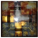 Kirklandï¿½s Decorative Glass Wall Art, 16 inches