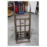 Antique Metal Hand Truck w\Wooden Handles
