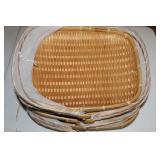Woven Bamboo Food Covers with Netting
