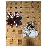 Stained Glass Holiday Decorations, Candy Cane and