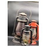 3 Vintage Lanterns