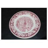 Homer Laughlin Currier & Ives Plates, Set of 4