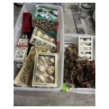 Vintage Glass and Decorative Christmas Ornaments L